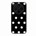 Classic Polka Dot Glass Phone Case for Vivo X300 5G