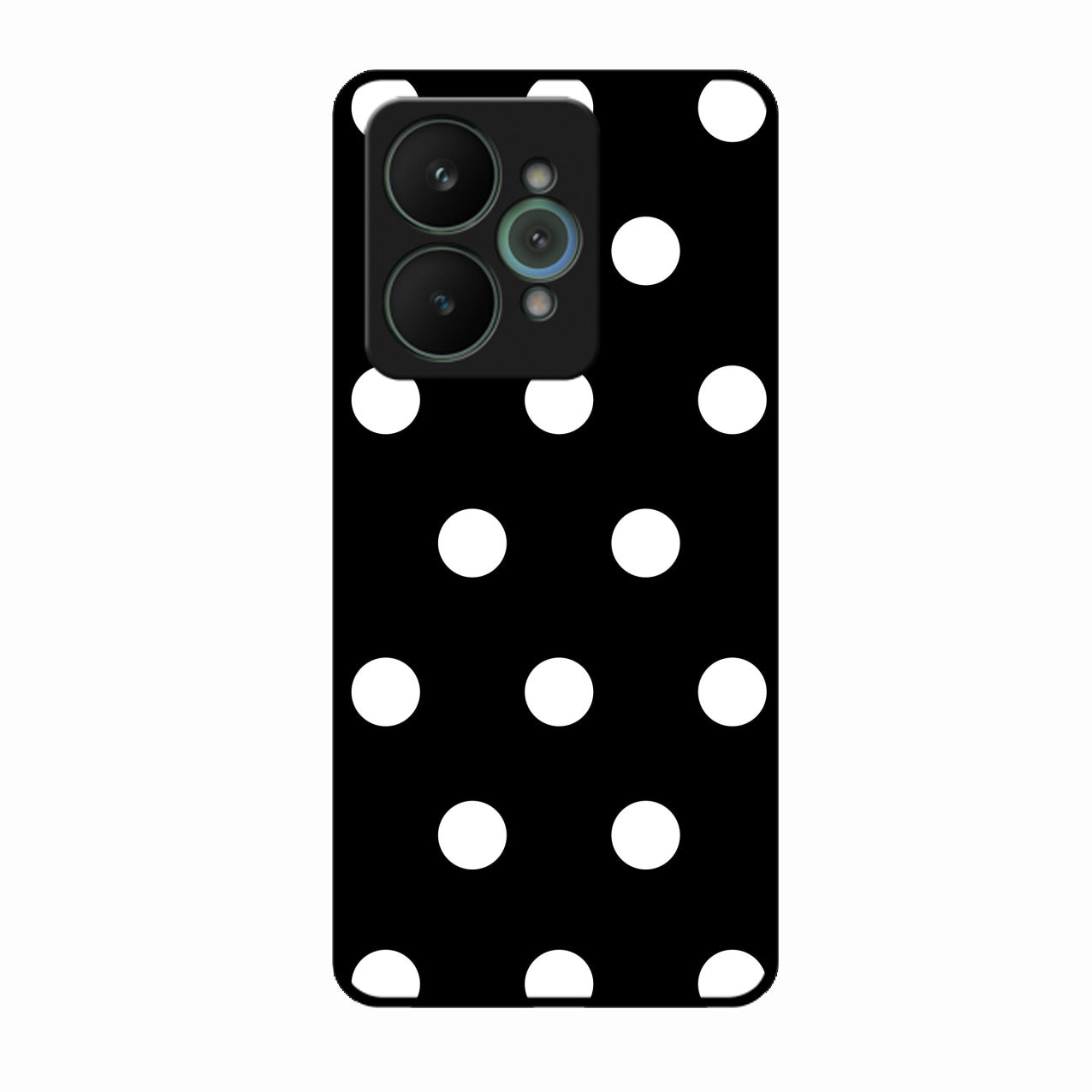 Classic Polka Dot Glass Phone Case for Realme 15 5G