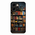 Colorful Bookshelf Art Glass Case Cover for Oppo Reno 15 Pro 5G