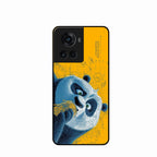 Cute Panda Sketch Premium Glass Phone Case for Oneplus 10R 5G
