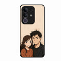 Custom Personalised Art Photo Glass Case for Vivo T4X 5G