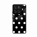 Classic Polka Dot Glass Phone Case for Motorola G57 Power 5G