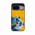 Cute Panda Sketch Premium Glass Phone Case for Google Pixel 9 5G