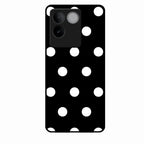 Classic Polka Dot Glass Phone Case for Vivo T2 Pro 5G