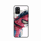 Red Blue Web Hero Glass Phone Cover for Oneplus 8T