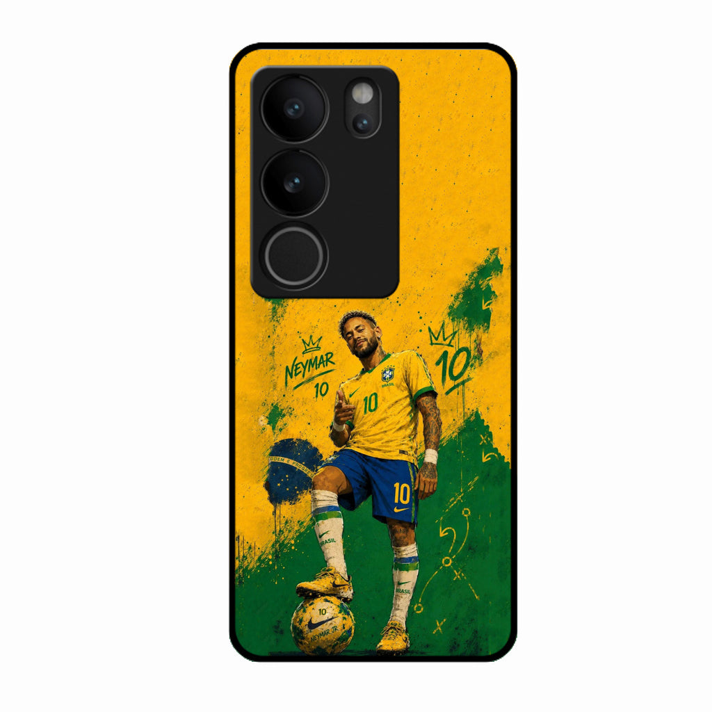 Golden Striker Glass Phone Case for Vivo V29 5G