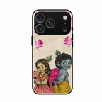 Krishna Eternal Lotus Glass Case for iPhone 17 Pro