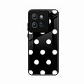Classic Polka Dot Glass Phone Case for Motorola Edge 50