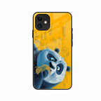Cute Panda Sketch Premium Glass Phone Case for iPhone 12