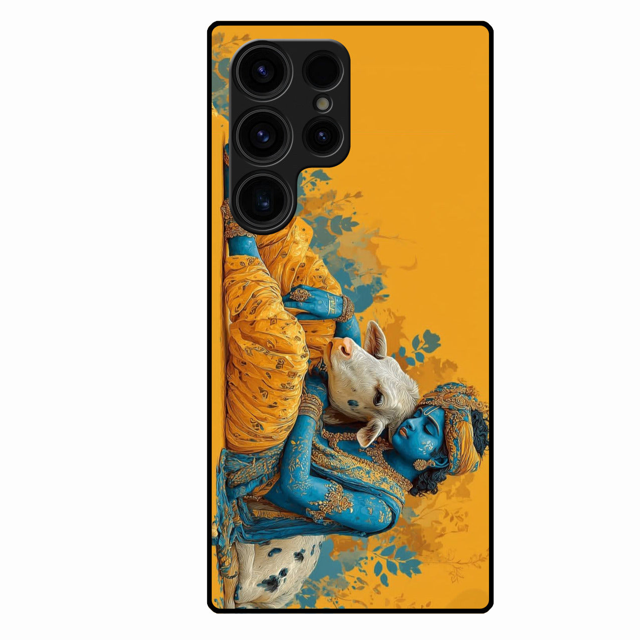 Divine Krishna Gopal Premium Glass Phone Case for Samsung Galaxy S23 Ultra 5G