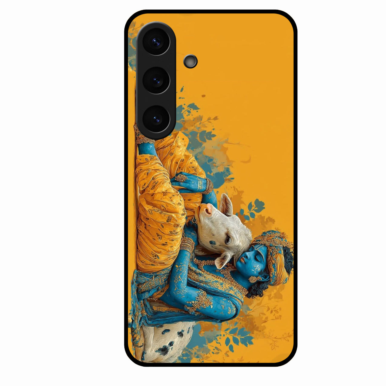Divine Krishna Gopal Premium Glass Phone Case for Samsung Galaxy S25 5G