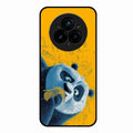 Cute Panda Sketch Premium Glass Phone Case for Realme 14 Pro Plus 5G