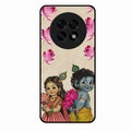 Krishna Eternal Lotus Glass Case for Oppo F31 Pro Plus 5G