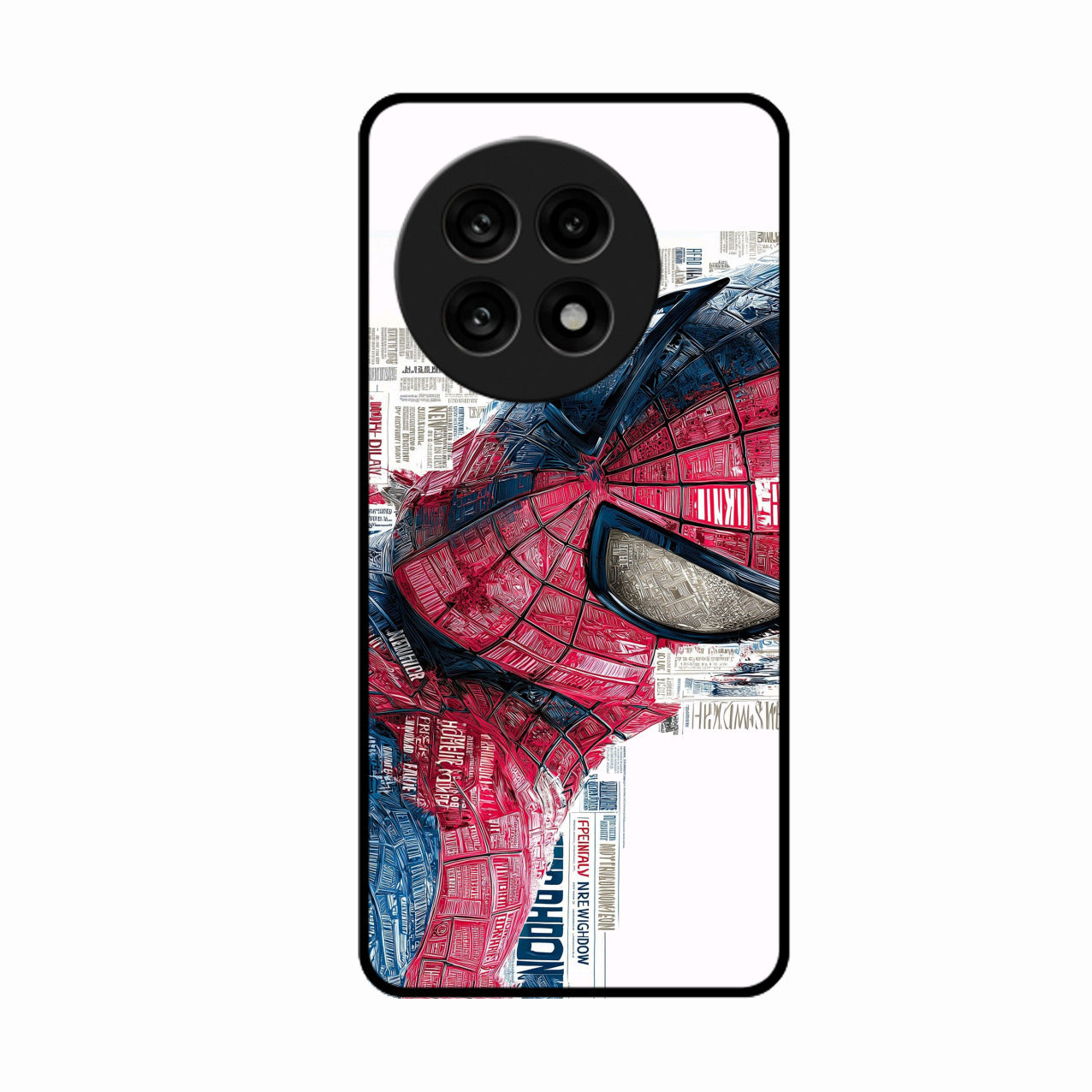 Red Blue Web Hero Glass Phone Cover for Oneplus 13R 5G