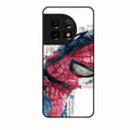 Red Blue Web Hero Glass Phone Cover for Oneplus 11 5G