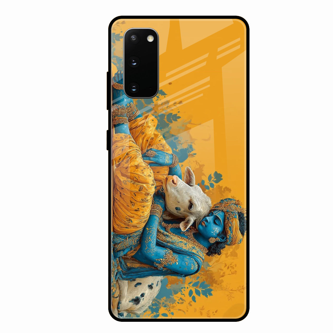 Divine Krishna Gopal Premium Glass Phone Case for Samsung Galaxy S20 Fe 5G