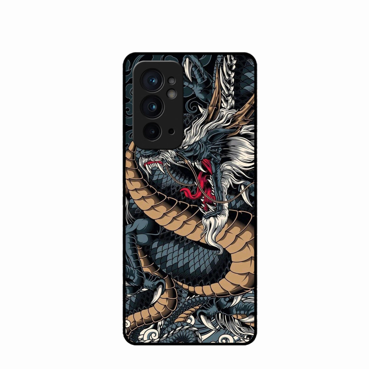 Midnight Dragon Glass Phone Case for Oneplus 9Rt 5G