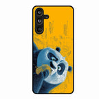 Cute Panda Sketch Premium Glass Phone Case for Samsung Galaxy M55S 5G