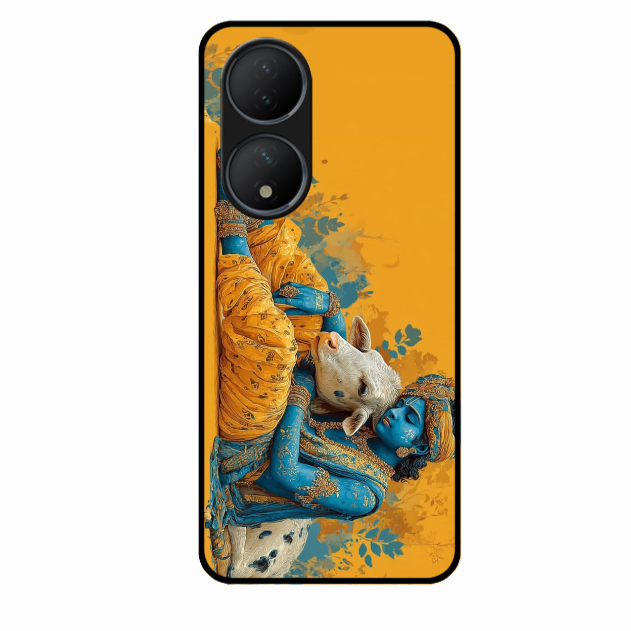 Divine Krishna Gopal Premium Glass Phone Case for Vivo T2 5G