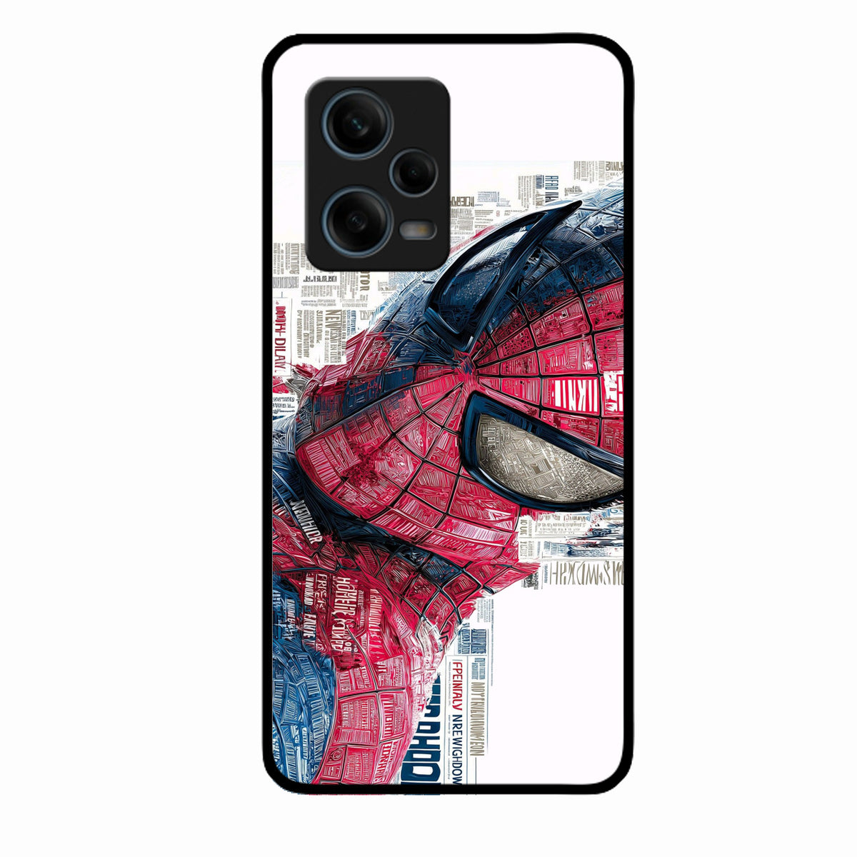 Red Blue Web Hero Glass Phone Cover for Redmi Note 12 Pro Plus 5G - ShopOnCliQ