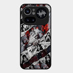 Itachi Uchiha Manga Collage Glass Phone Case for Nothing Phone 4A Pro 5G
