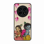 Krishna Eternal Lotus Glass Case for Realme 14 Pro Lite 5G