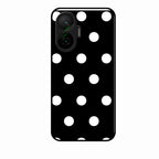 Classic Polka Dot Glass Phone Case for Poco F7 5G