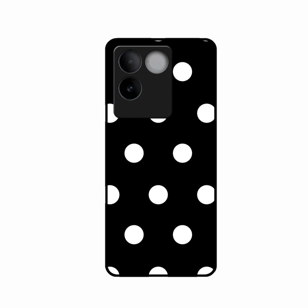 Classic Polka Dot Glass Phone Case for iQOO Z7 Pro 5G