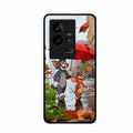 Rainy Day Cartoon Glass Phone Case for iQOO 11 5G