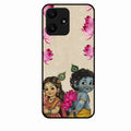 Krishna Eternal Lotus Glass Case for Redmi 12 5G