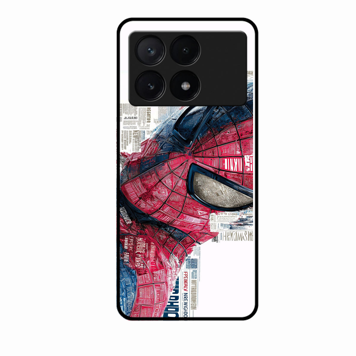 Red Blue Web Hero Glass Phone Cover for Poco X6 Pro 5G - ShopOnCliQ