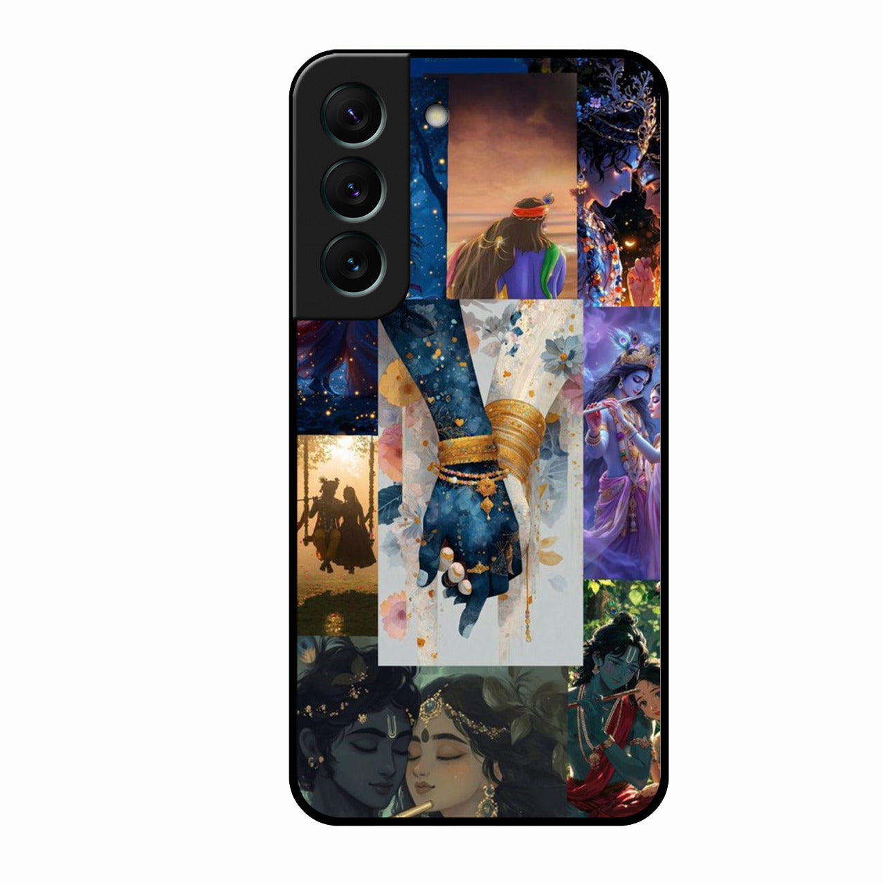 Eternal Radha Krishna Love Glass Phone Case for Realme 12 5G