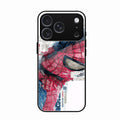 Red Blue Web Hero Glass Phone Cover for iPhone 17 Pro Max