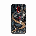 Midnight Dragon Glass Phone Case for Oneplus 7