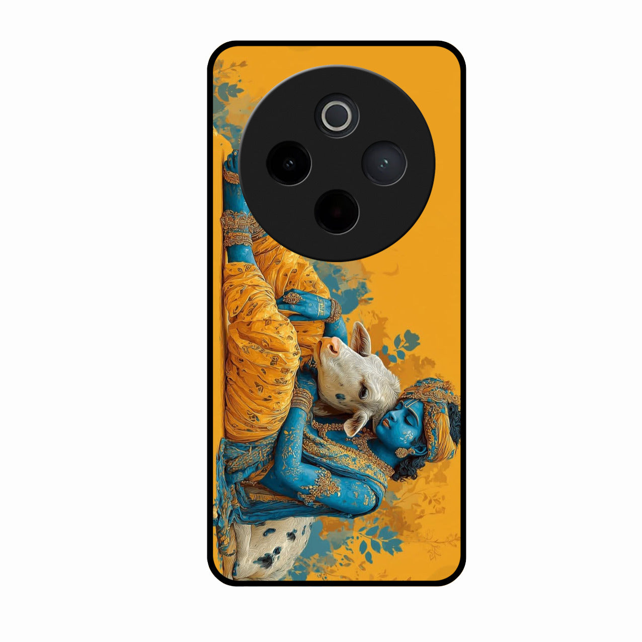 Divine Krishna Gopal Premium Glass Phone Case for Vivo T4 5G
