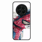 Red Blue Web Hero Glass Phone Cover for Realme 12 Plus 5G