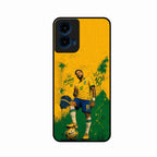Golden Striker Glass Phone Case for Motorola G45 5G