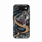Midnight Dragon Glass Phone Case for iPhone Air
