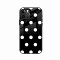 Classic Polka Dot Glass Phone Case for iPhone 13 Pro