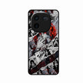 Itachi Uchiha Manga Collage Glass Phone Case for iQOO 12 5G