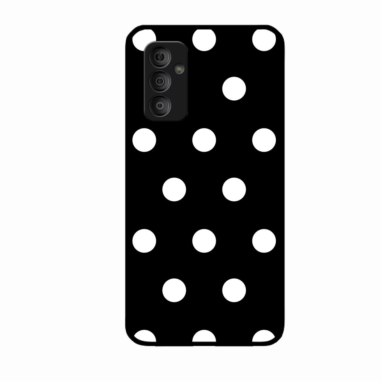 Classic Polka Dot Glass Phone Case for Samsung Galaxy F23 5G