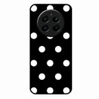 Classic Polka Dot Glass Phone Case for Realme 12 Plus 5G