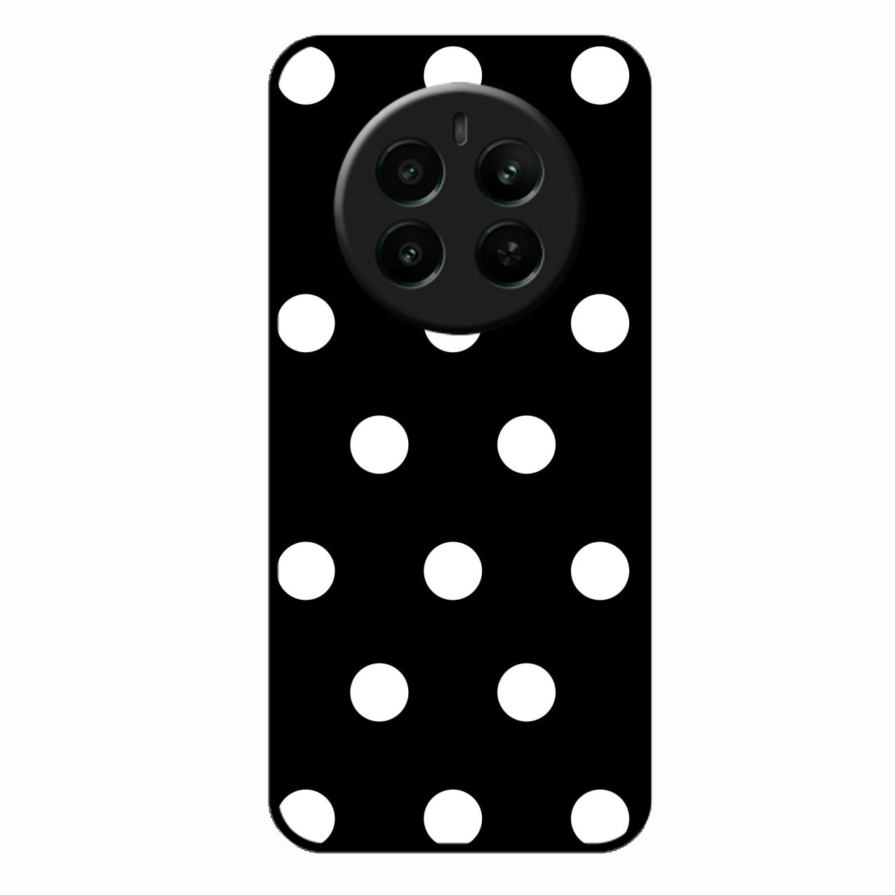 Classic Polka Dot Glass Phone Case for Realme 12 Plus 5G