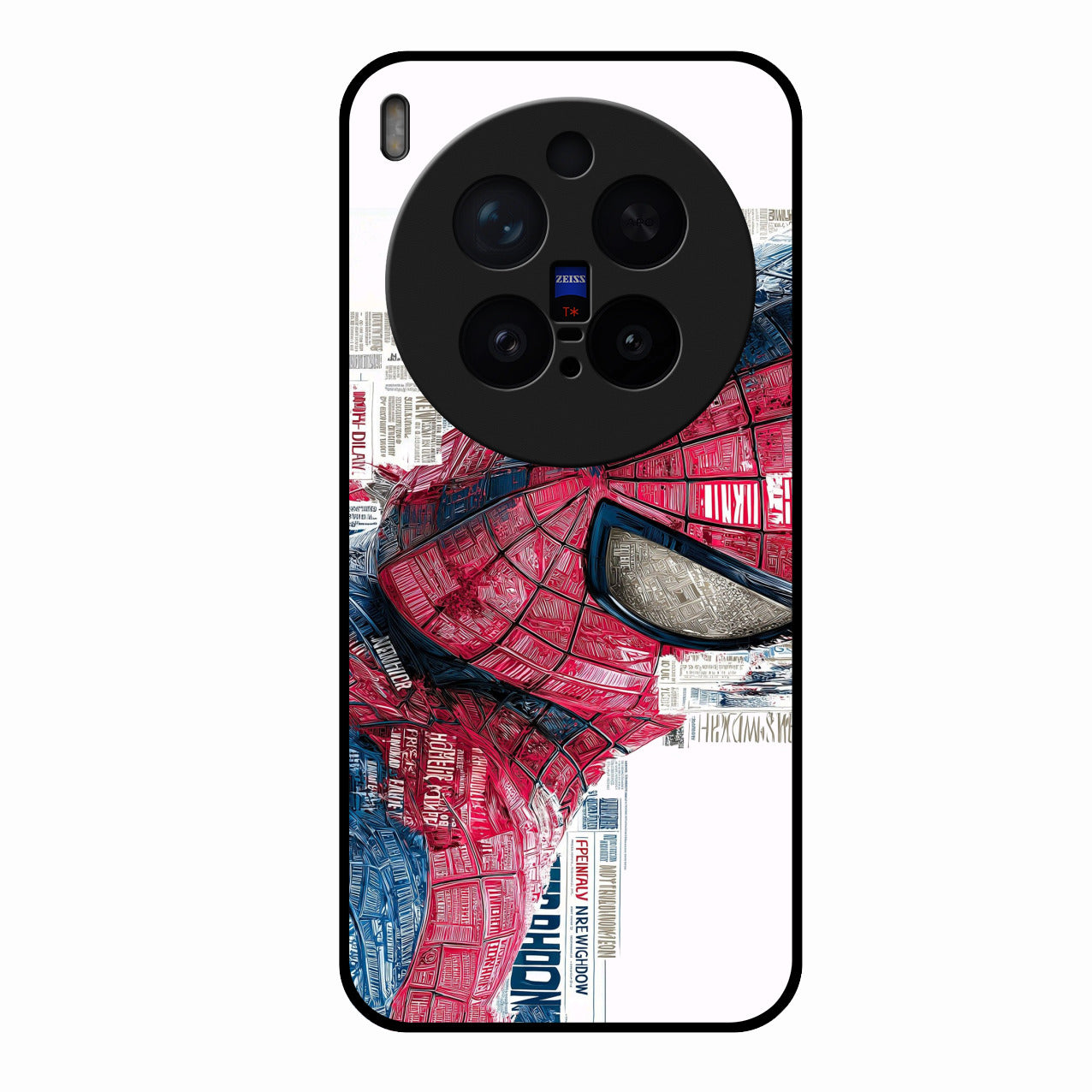 Red Blue Web Hero Glass Phone Cover for Vivo X300 Pro 5G