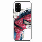 Red Blue Web Hero Glass Phone Cover for Samsung Galaxy S20 Plus
