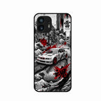 Japanese Wave Drift Racing Premium Glass Phone Case for Nothing Phone 2 - ShopOnCliQ