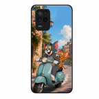 Cartoon Scooter Adventure Premium Glass Phone Case for Realme 9 5G