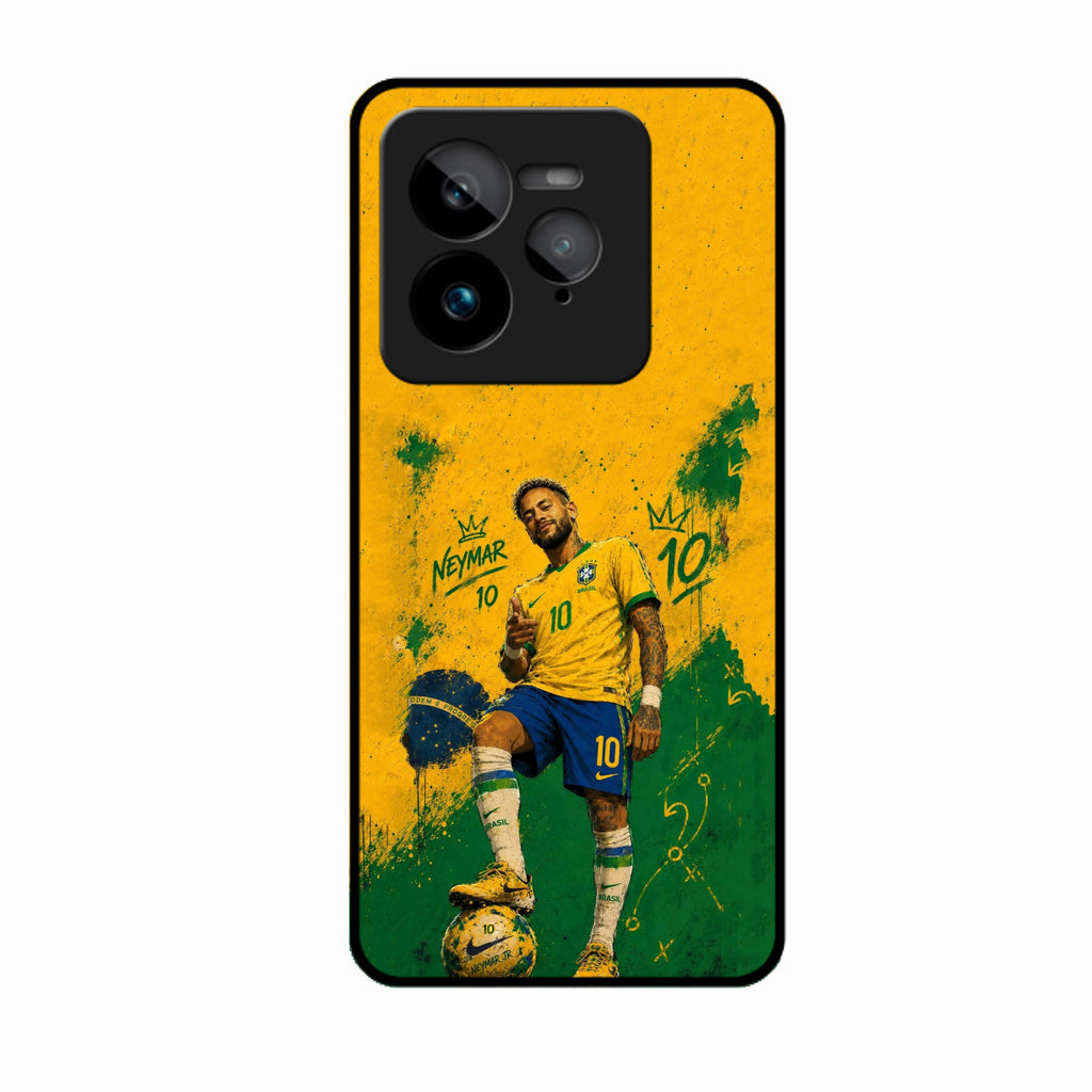 Golden Striker Glass Phone Case for Realme Gt 7 Pro