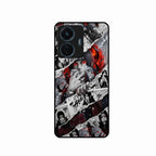 Itachi Uchiha Manga Collage Glass Phone Case for iQOO Z6 Lite 5G