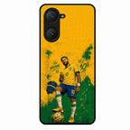 Golden Striker Glass Phone Case for Vivo Y28S 5G